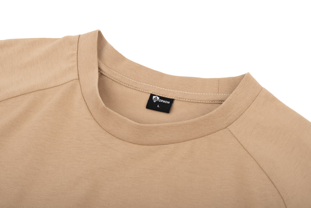 Футболка "Mini Logo " Orion (Мини лого) (хлопок, бежевый) ORTS-11BG